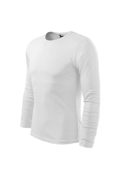 Malfini Ανδρικό T-shirt, Fit-T LS 119, XL Λευκό
