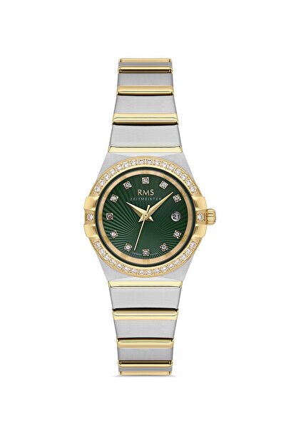 RMS Zeitmeister Rms.1.Ag2057.04 Women's Wristwatch with Calendar 5 Atm Water ...
