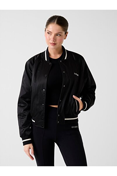 Guess Tamara Women's Black Jacket V6Rl02Wl022-Jblk