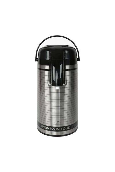 China Tom Smith Air Pump Thermos 3 Liters - Stainless Steel