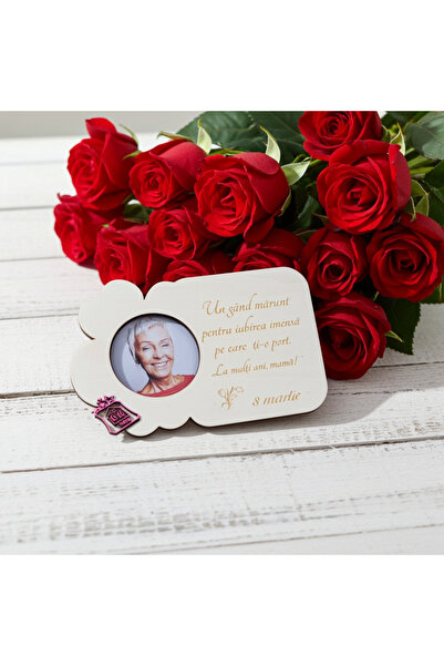 damoro Fridge magnet, personalized For Mom, March 8, wood