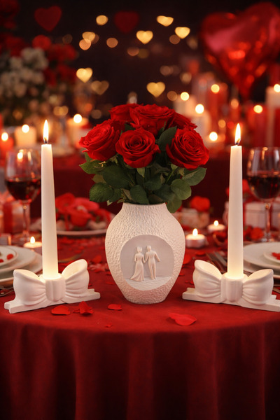 Sisay Home Set special de suporturi pentru lumânări și vaze decorative de Ziu...