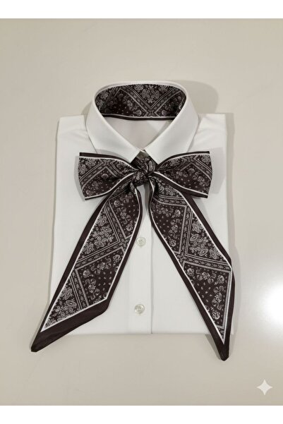 alinastore Ethnic Patterned Thin Scarf, Bandana, Ribbon (6X90Cm)