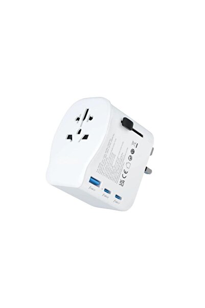 Tradeo Universal Travel Adapter 2300W with GaN PD 45W USB-C Fast Charging