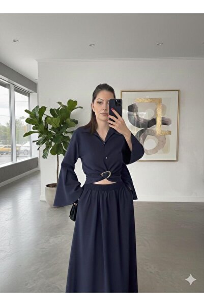 SALTİX Lacing Detail Design Shirt