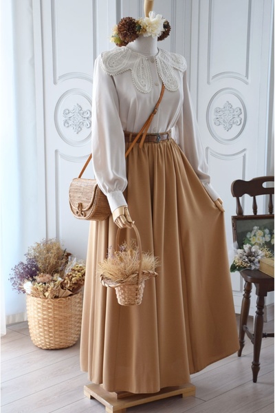 EMİNOS BUTİK Belted Model Skirt