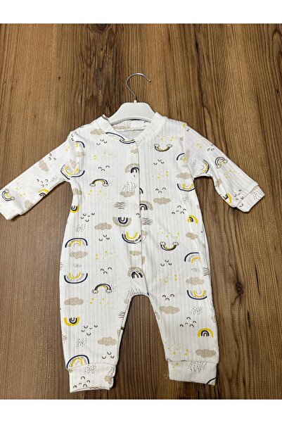 Uslukids Patterned Baby Jumpsuit