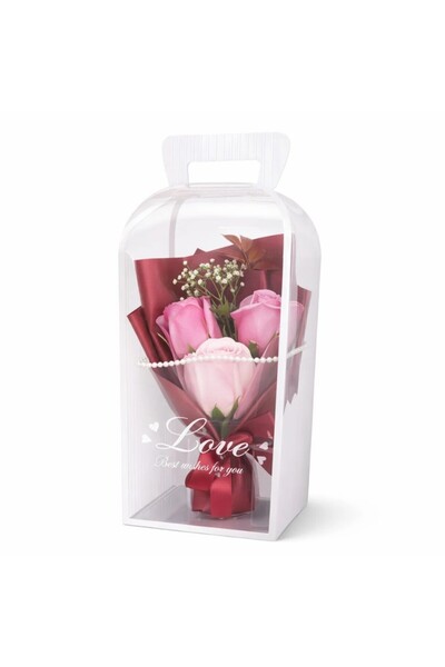 Inovius Elegant floral gift with artificial foam roses - KRMS116