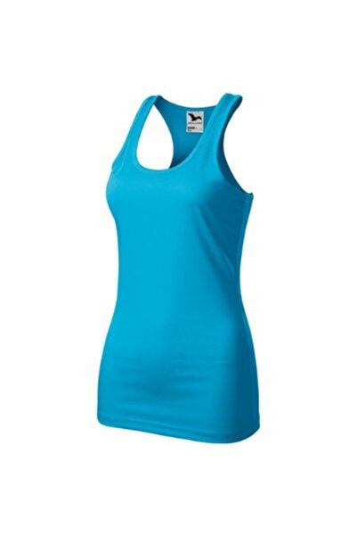 Malfini Women's top, Racer 167, Turquoise 2XL