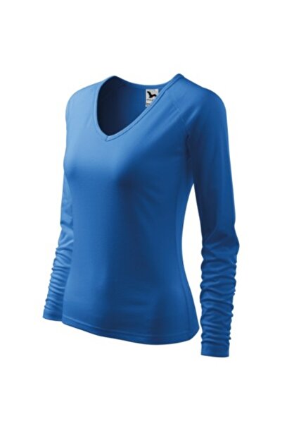 Malfini Tricou damă, Elegance 127, albastru XL