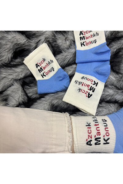 desieralove yazılı spor unisex çorap
