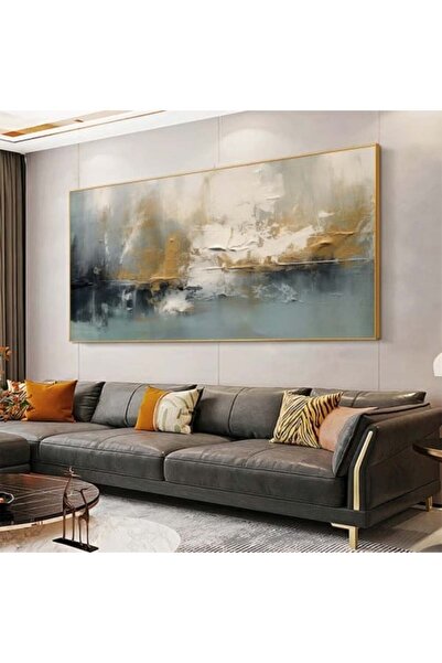 lawhat لوحات فنية تجريدية مطبوعة على قماش الكانفس موديل ( 2066)