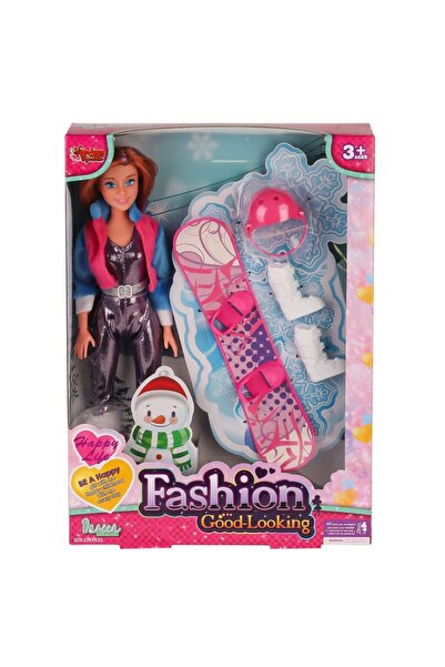 NW NessiWorld Wg-66730-66731 Skier Doll with Accessories 29 cm -Vardem Toy