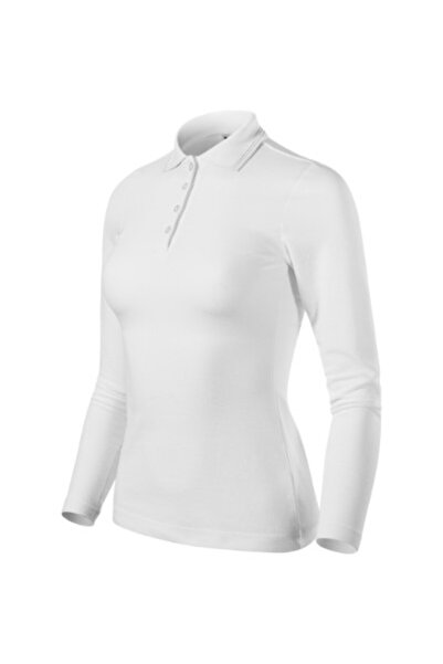 Malfini Tricou polo pentru femei, Pique Polo LS 231, M Alb