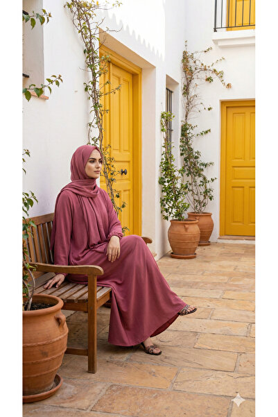 Vivezza ثوب الحج والعمرة مع جيب وشال كهدية