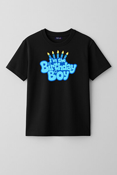 mixxi fashion Happy Birthday Boy Birthday Printed Short Sleeve Boys T-Shirt (...
