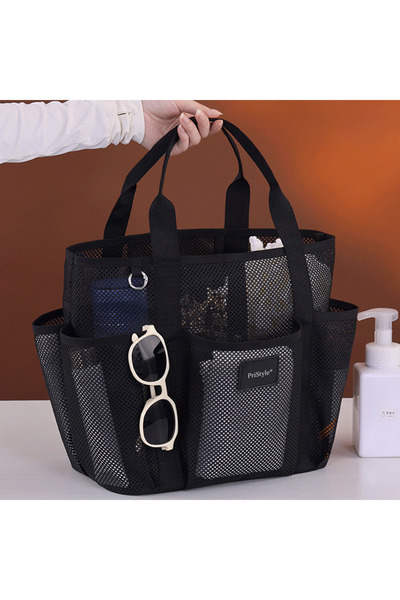 PriStyle Beach Bag, Multifunctional, Made of Mesh Material, Multiple Compartm...