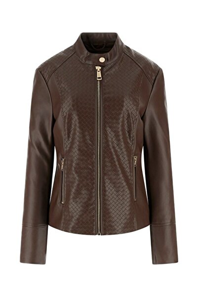 Guess Claudine Kadın Biker Ceket