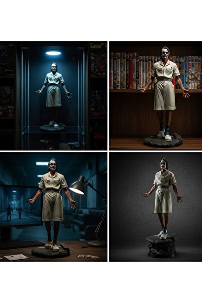 Kuzey Tacı Efsane Joker Health Ledger Dev Boy Polyester Dekoratif Koleksiyonl...