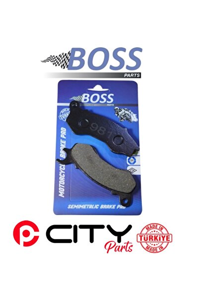 Bossparts Kuba Brilliant 125 2021-2025 Ön Fren Balatası Boss Organik Ct1729