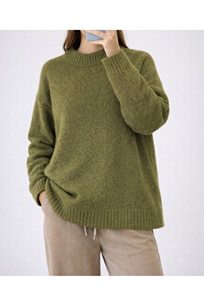Vaniza Standard Size Crew Neck Oversized Sweater