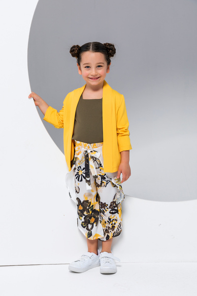 incity Girls' Square Neck Blouse-New Product