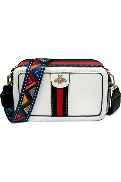 Cyber Beatfull Designer Bee Purse Fashion Crossbody Bags with Pearl for Women