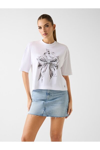 Guess Layla Kadın Regular Fit Denim Etek