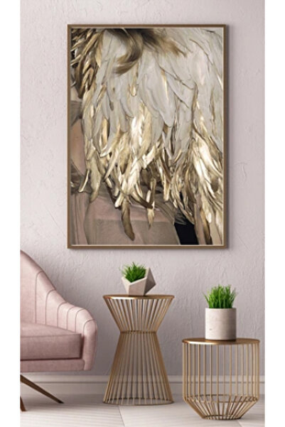 lawhat لوحات فنية تجريدي مطبوعة على قماش الكانفس موديل ( 2296)