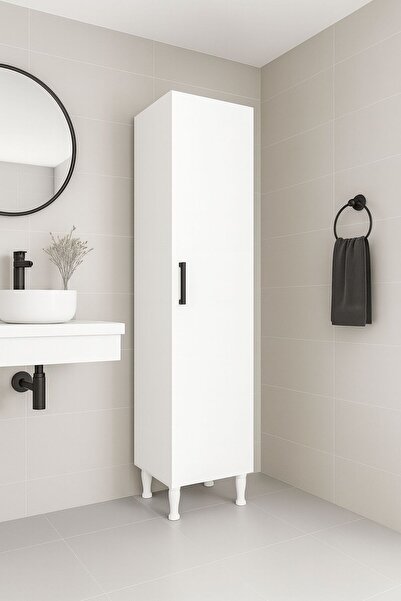 TETTO ELAGANTE Deniz 5 Raflı Çok Amaçlı Banyo Dolabı