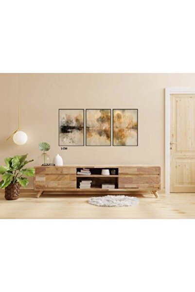 lawhat لوحات فنية تجريدية مطبوعة على قماش الكانفس موديل ( 1768)