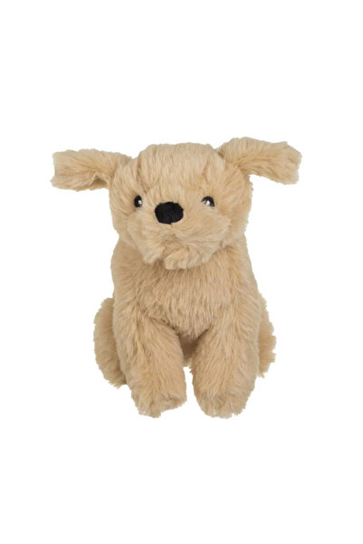 Lumi LUXURY Beige Plush Puppy with Warm Compress Pillow 11x15x18cm