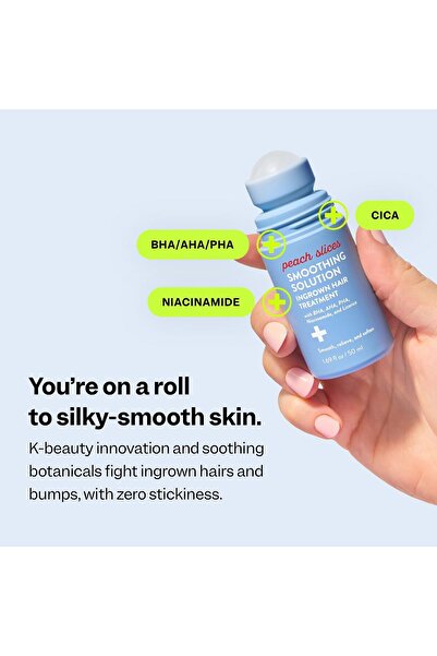 Peach Slices محلول تنعيم لعلاج الشعر الذي ينمو تحت الجلد