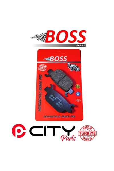 Bossparts Rks Reale 125 2021-2024 Arka Fren Balatası Boss Sinterli Ct1586