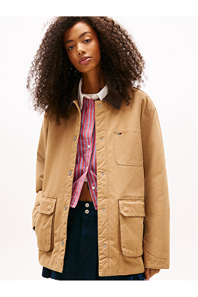 Tommy Hilfiger Kadın TJW Twill Kadife Ceket