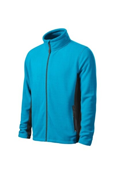 Malfini Men's fleece jacket, Frosty 527, S Turquoise