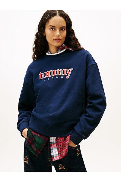 Tommy Hilfiger Kadın TJW Boxy Bisiklet Yaka Kazak