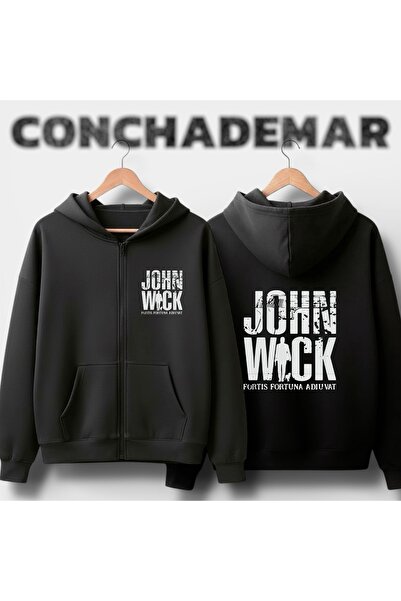 Vordevia John Wick Printed Oversized 3 Yarn Cotton Cardigan