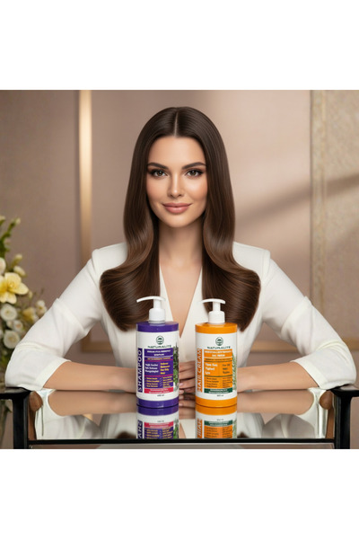 Naturalite Nettle Extract Shampoo and Rosemary Hair Conditioner Set – Strengt...