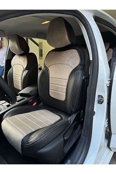 AKINCI غطاء مقعد السيارة الخلفي 2+1 متوافق مع رينو ميجان 4 - غطاء مقعد السيارة