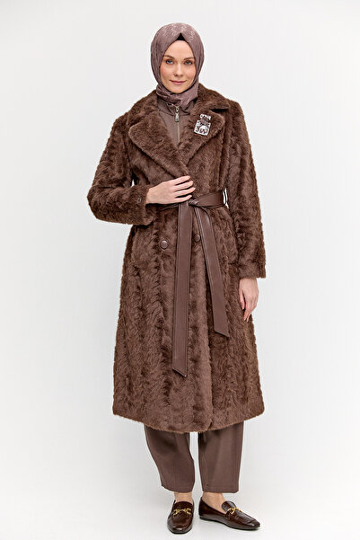 Setrms Kruvaze Suni Kürk Kaban