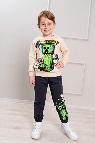 LİLLYPİCCA Set de 2 piese pentru băiat, hanorac cu mânecă lungă, imprimat - p...