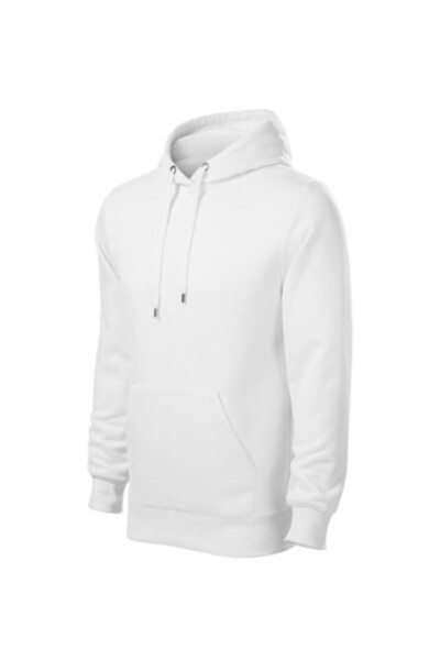 Malfini Ανδρικό φούτερ με κουκούλα, Cape 413, S Λευκό