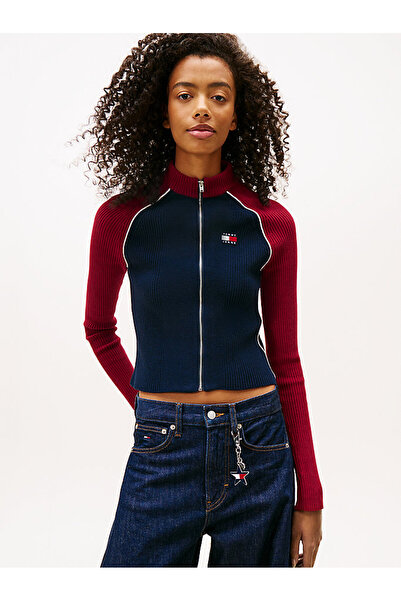 Tommy Hilfiger Kadın TJW Colorblock Hırka
