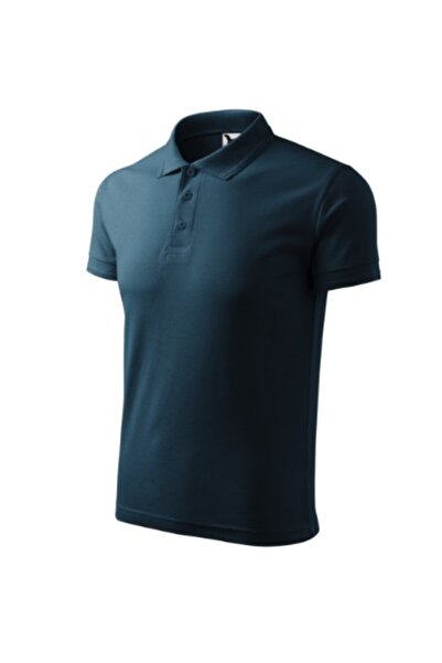 Malfini Tricou polo bărbați, Pique Polo 203, Albastru 2XL