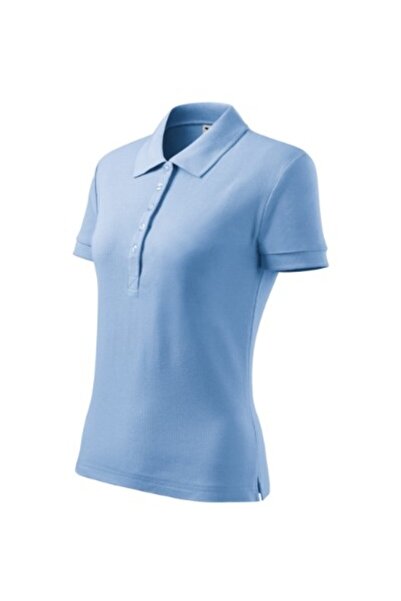 Malfini Tricou polo pentru femei, Cotton Heavy 216, albastru XS
