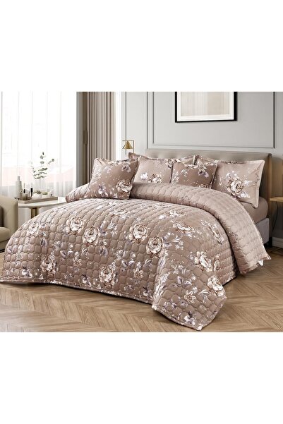 alzawia Summer single bedsheet set with a floral pattern, 4 pieces including ...