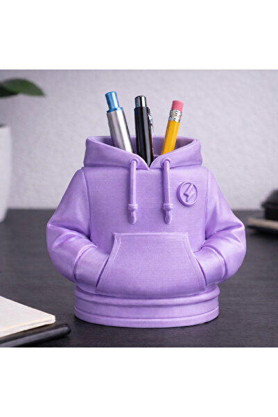 PrintaBox Kapüşonlu Sweatshirt Tasarımlı Kalemlik | Masaüstü Ofis & Dekoratif...