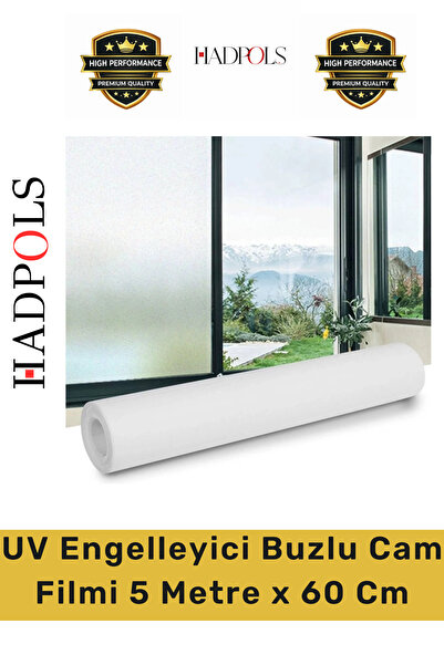 HadPols #BuzluFolyo Yeni İç Göstermeyen Yapışkan İz Bırakmaz UV Engelleyici 5...