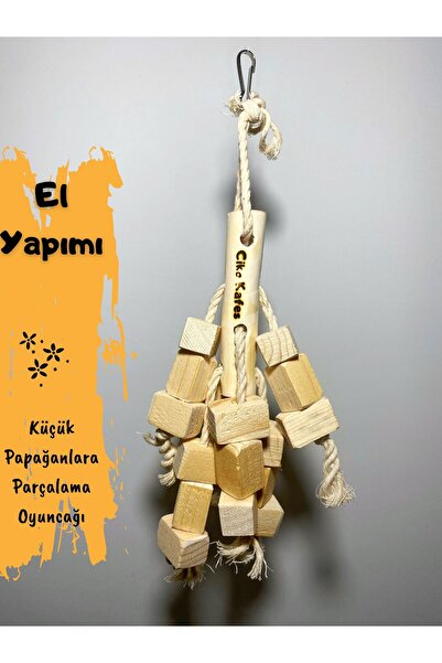 Ciko Kafes Wooden Shredding Toy for Small Parrots